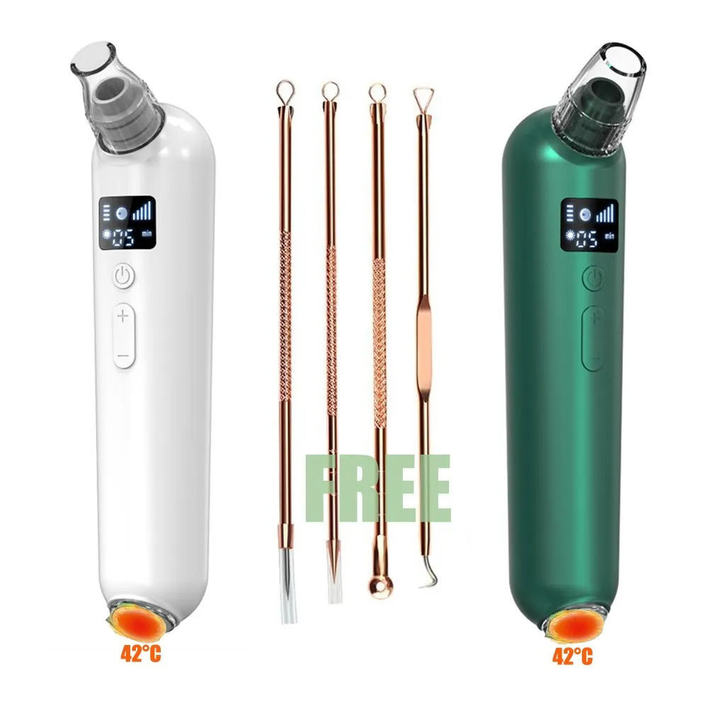 

rechargeable pimple extractor vaccum suction skin cleaner electric pore blackheads removal kit machine vacuum blackhead remover