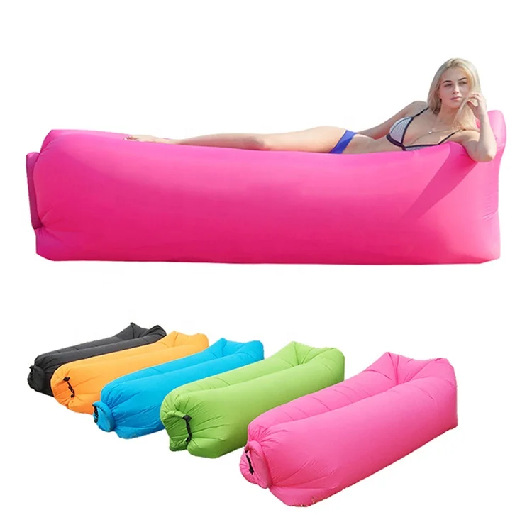

Portable Inflatable Lounger Air Sofa Hammock Lay Bag, Customized color