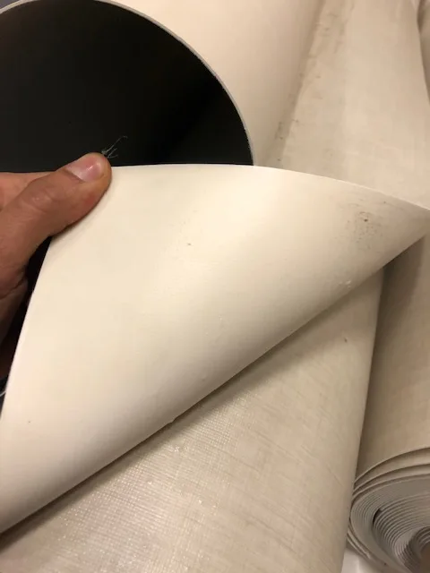 
PVC vinyl flooring / textile recycling 