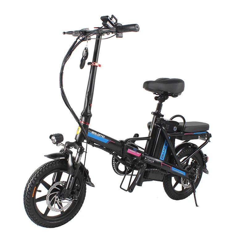 

OEM Factory Electric Bicycle 14 Inch Super Aluminum Alloy Frame Chinese City 2 Seats Bicicleta Electrica Electric Bike