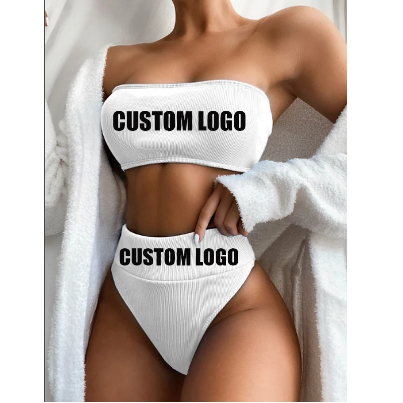 

Free Shipping Solid Color Underwire With Steel Chain Push Up Bikini V-SHAPE Waist Brazilian Cut Swimwear with Two ways Swear