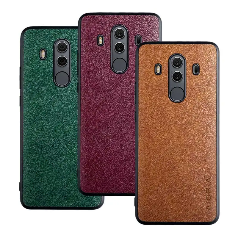 

Wholesale Leather Case Cover For Huawei Mate 10 Pro Lite Simple Classic Design Retail Available