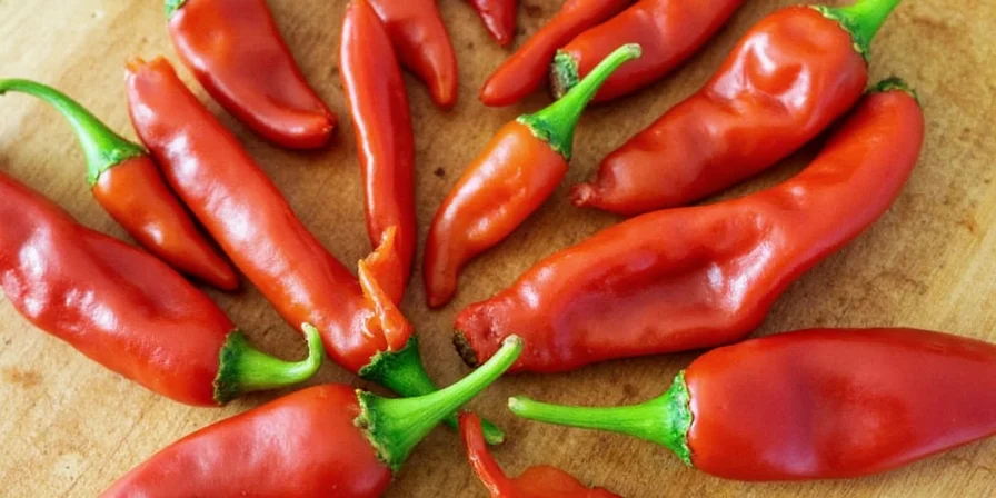 Flavor profile chart of different chili peppers
