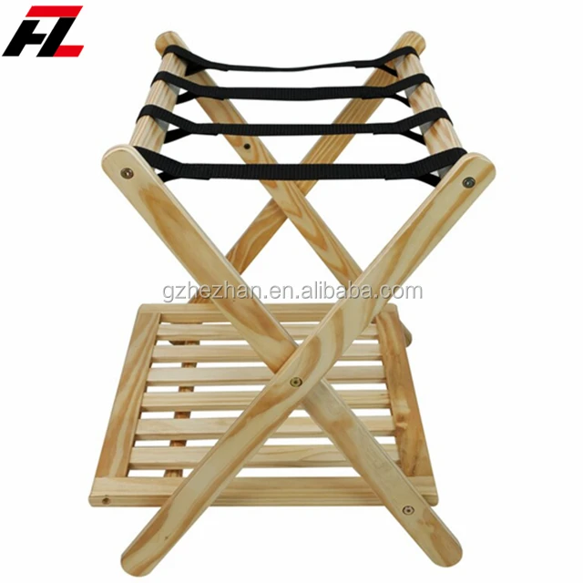 
Folding Luggage Rack Stand Suitcase Hotel Travel Storage Shoe Shelf For Hotel Home Guestroom 