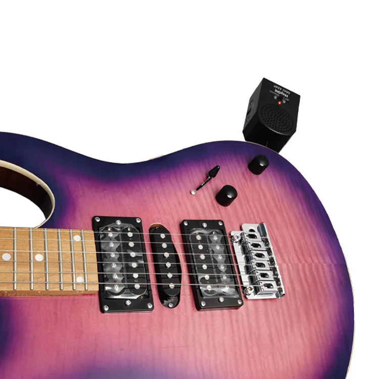 2025 Latest Charging Power electric Guitar Bass Outdoor Mini Speaker Mini Speaker with Headphone Port Instrument Amplifier