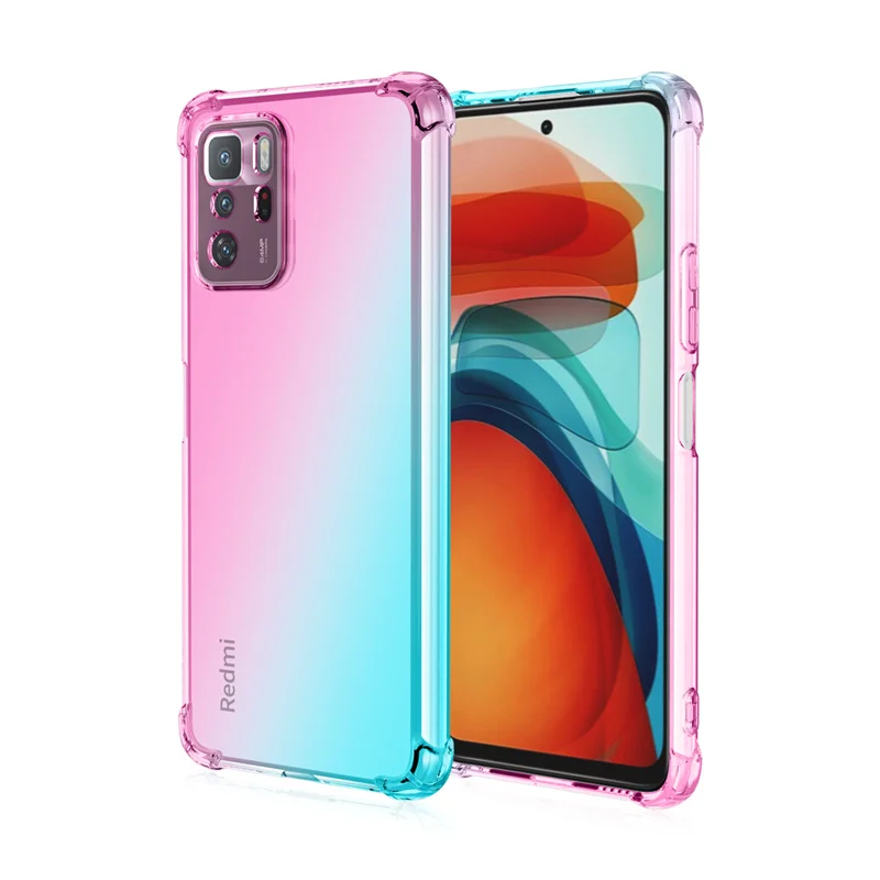 

In Stock Soft TPU Transparent Android Mobile Phone Bags Cases For Xiaomi Poco M3 Anti-fall Back Cover For Xiaomi Poco X3 GT 5G