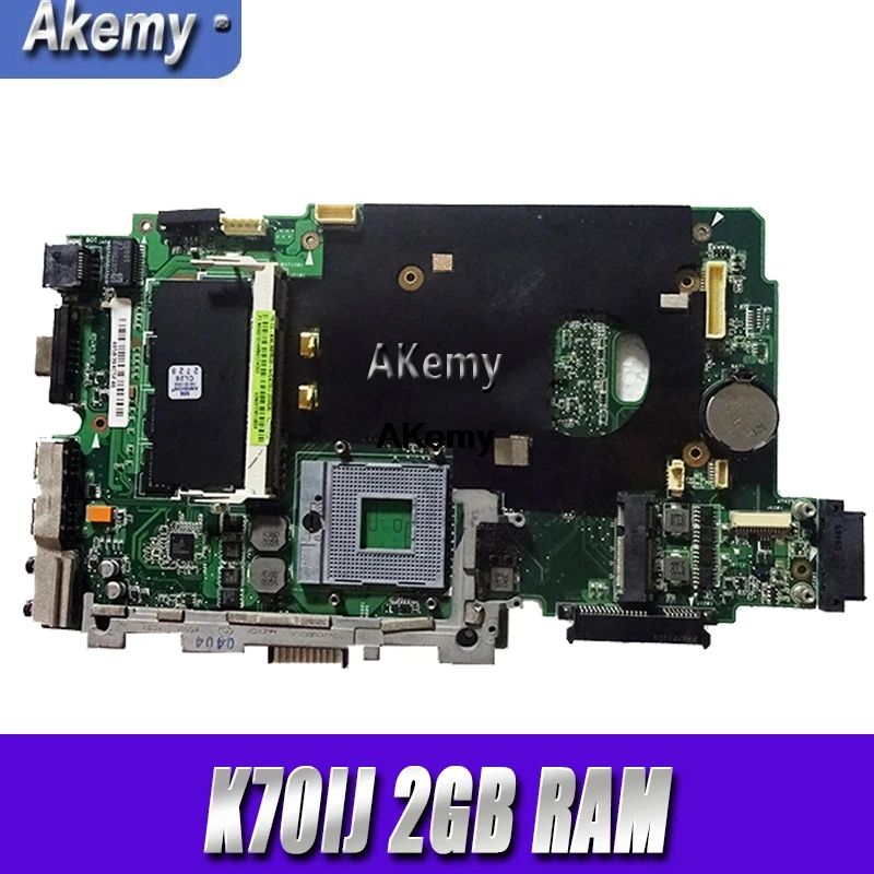 

K70IJ Motherboard DDR2 2G RAM For Asus K70I K70IJ Laptop motherboard K70IJ Mainboard test 100% OK