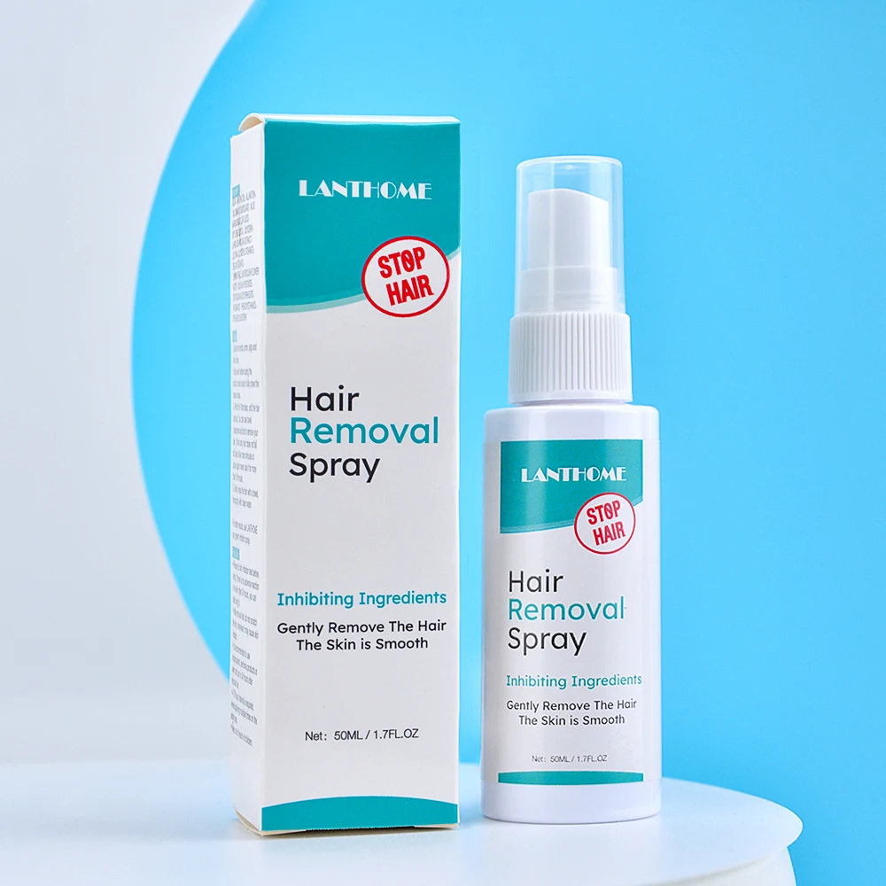 
50ml Hair Removal Spray Hair Growth Inhibitor 2 in 1 Painless Hair Removal Cream for Men Women Face Body 