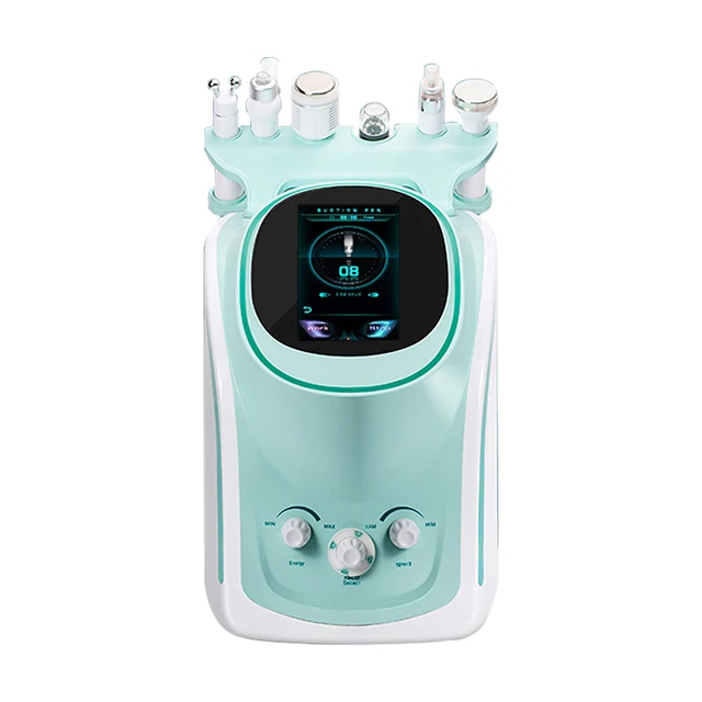 

2020 New 6 In 1 Facial Cleansing hydra-facial Smart skin analyze Deep Pore Vacuum Hydra Skin Lift Anti-aging Beauty Machine