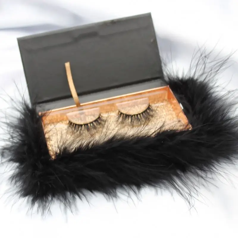 

Natural Hair Wholesale Individual Wholsale 3d 25mm mink eyelashes box, Natural black