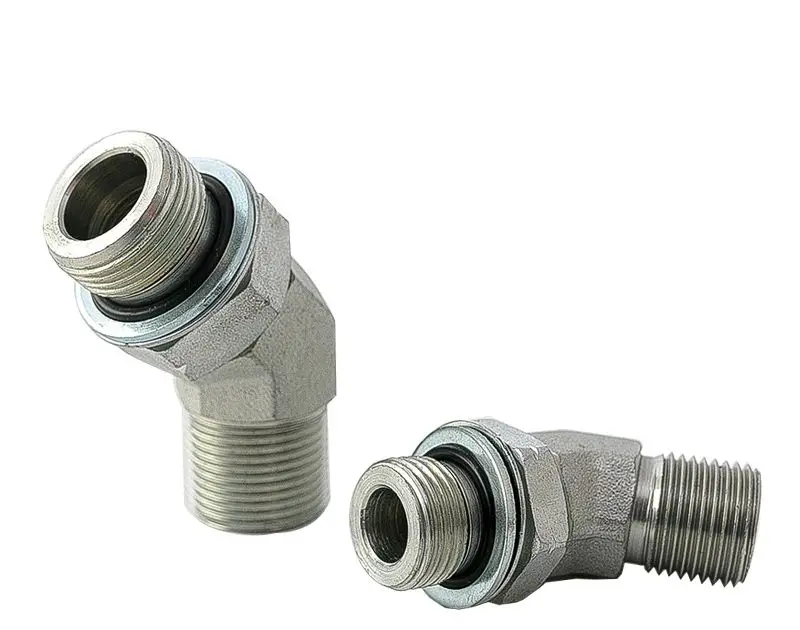 

parker a lok ELBOW BSP MALE 60 DEG SEAT Carbon steel pressure gauge tube connector capillary tube fittings adapters