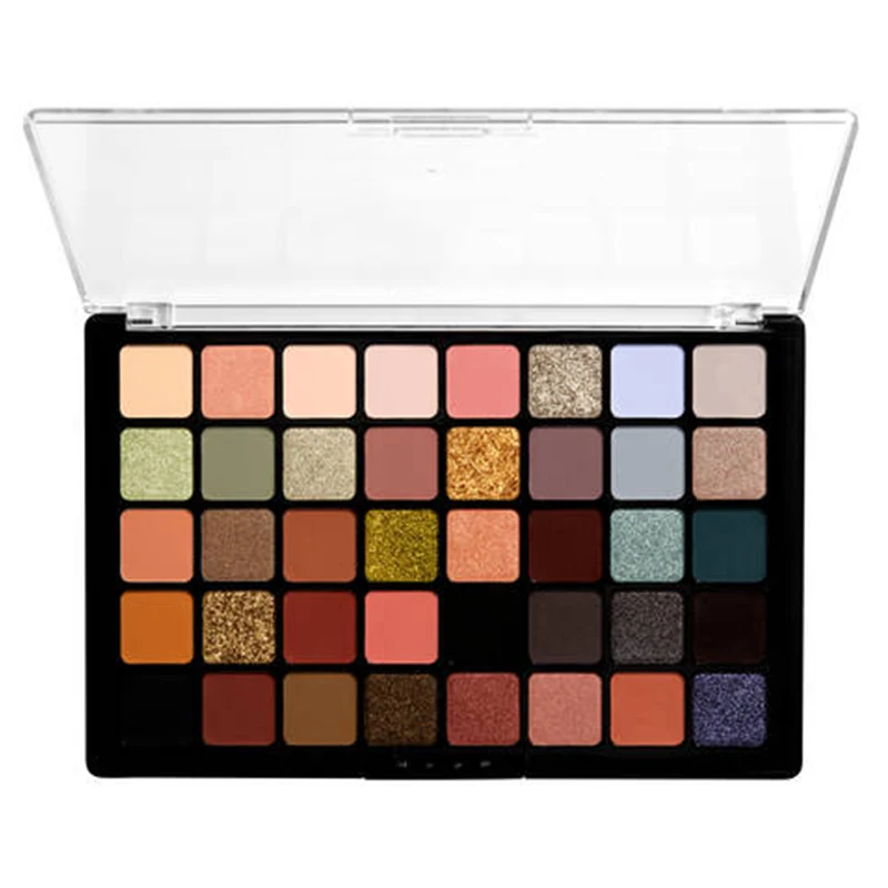 

40 Colors High pigment waterproof cosmetics glitter pigmented nude custom private label eyeshadow palette