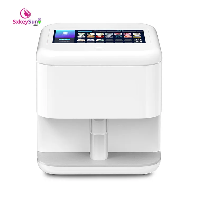 

Popular Portable mini automatic 3d smart wifi digital nail art printer machine 3d movile nail printer christmas nail printer