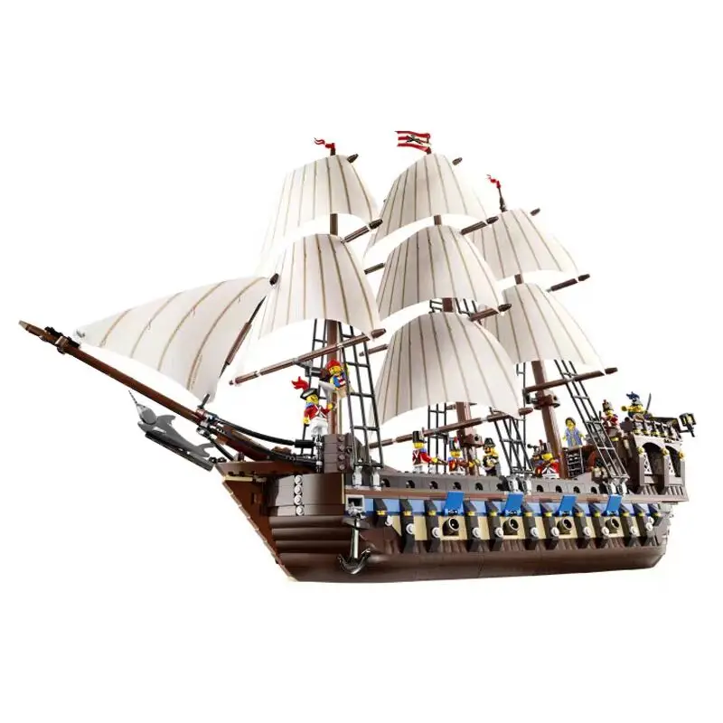 Queen Anne Pirates Ships Black Pearl Flying Dutchman Model Building ...