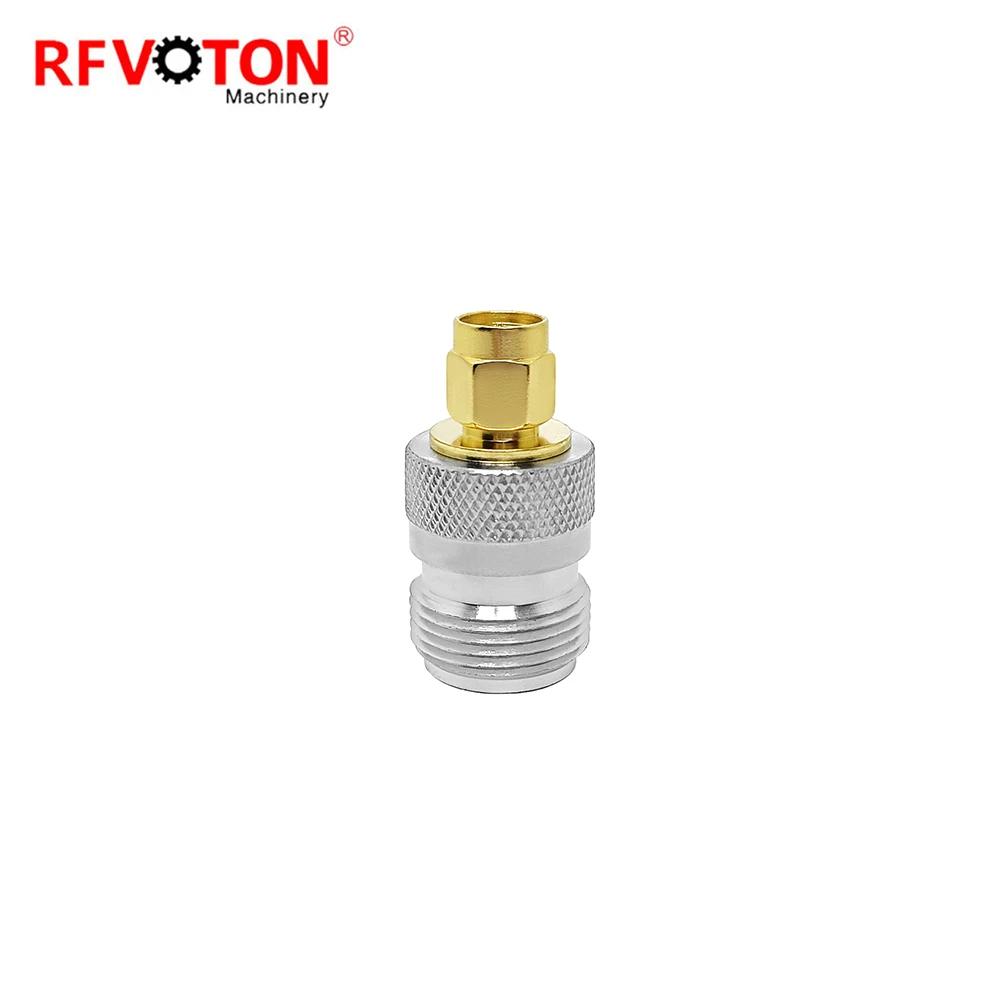 

Low price Adapter sma male plug to n female jack straight rf coaxial adaptor