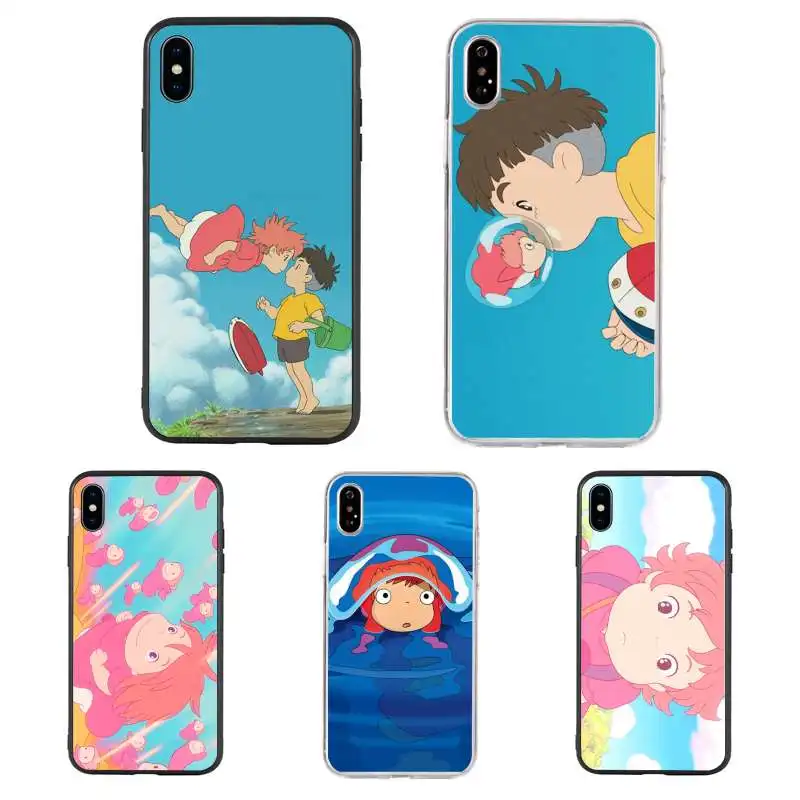 

2020 new printed 512gb phone case Ponyo on the Cliff for iPhone 11 Pro X XR XS MAX 6 S 7 8 Plus soft silicon phone case
