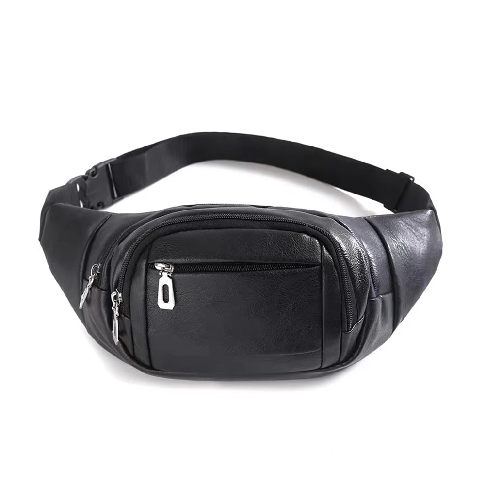 

Travelling Fashion fanny Pack Waist Belt Bag wholesale PU leather fanny pack unisex waist bag