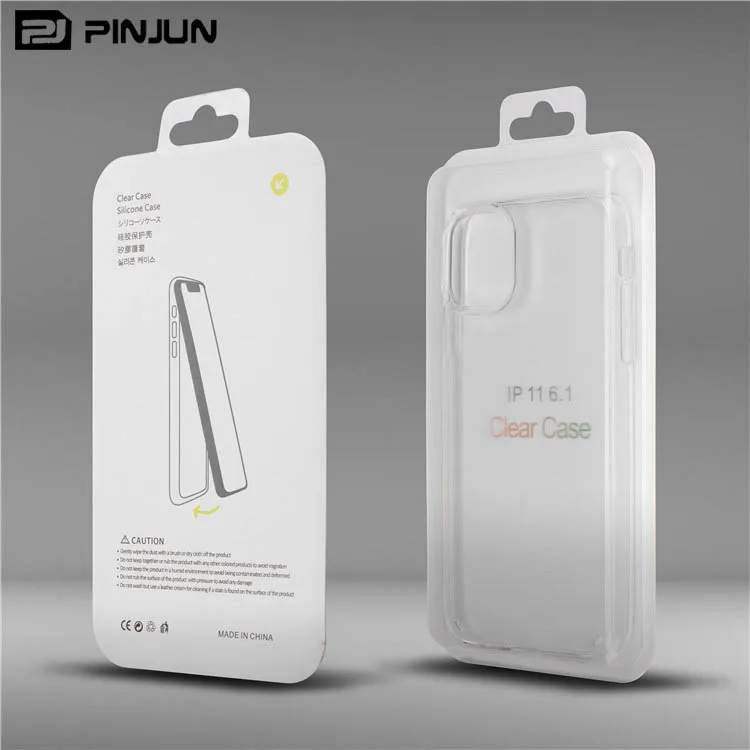 

retail packing box mobile phone case for iphone x/xs xr max 11 12 13 pro max air cushion shockproof acrylic clear back cover