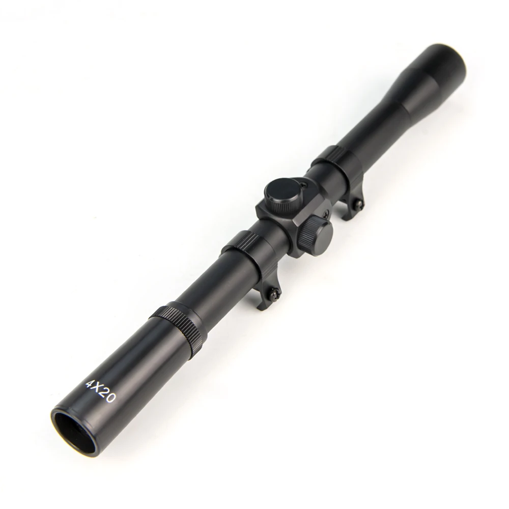 

Srate 4x20 Rifle Scope with Mounts/telescope rifle Hunting