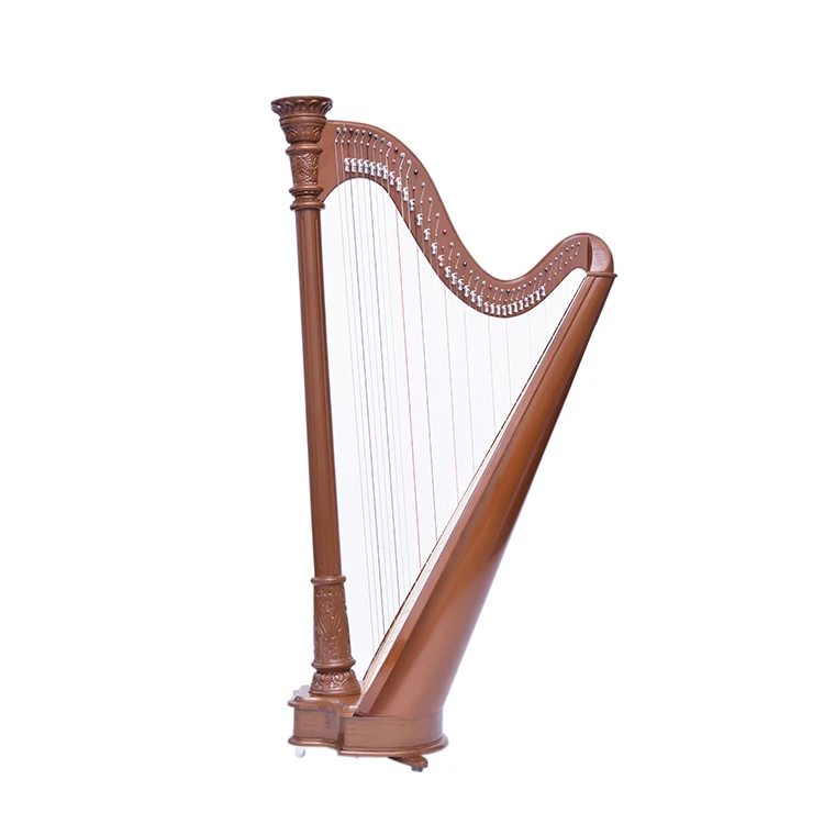 

chinese harp 40-string Harp made in China, Golden