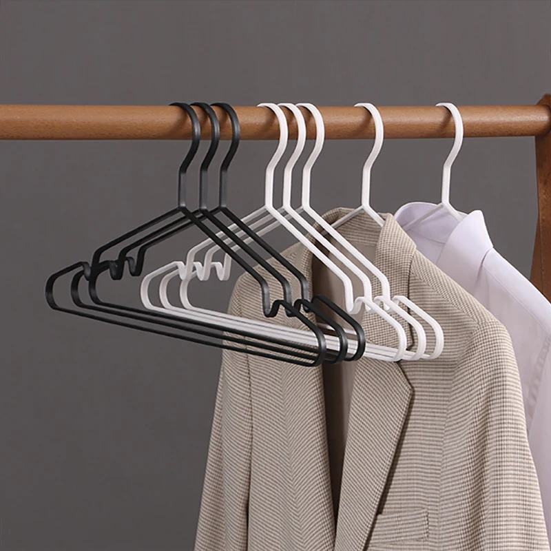 

Simple beautiful sturdy iron solid wood hanger iron round flat wire hanger Luggage Accessories wood hanger for clothing