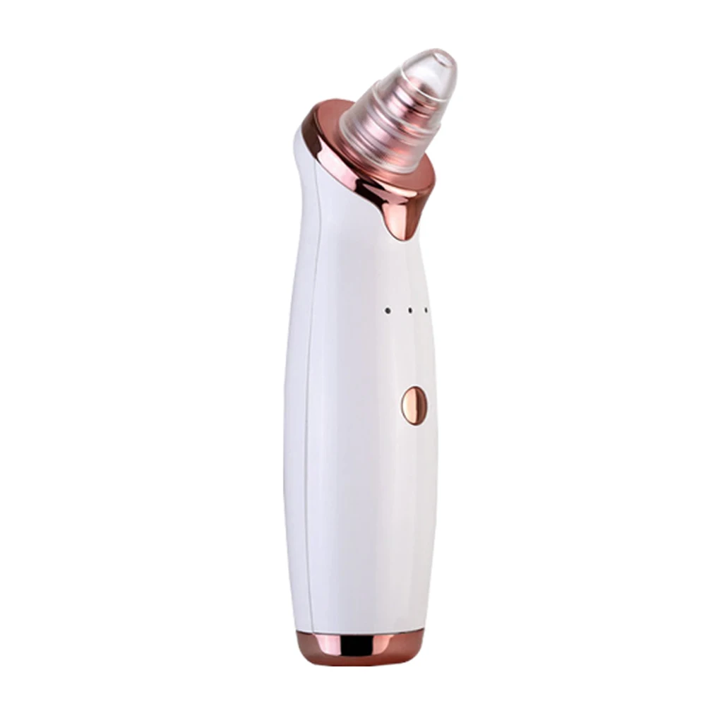 

Electric blackhead suction rechargeable acne beauty device pore cleaner blackhead removal, White,pink