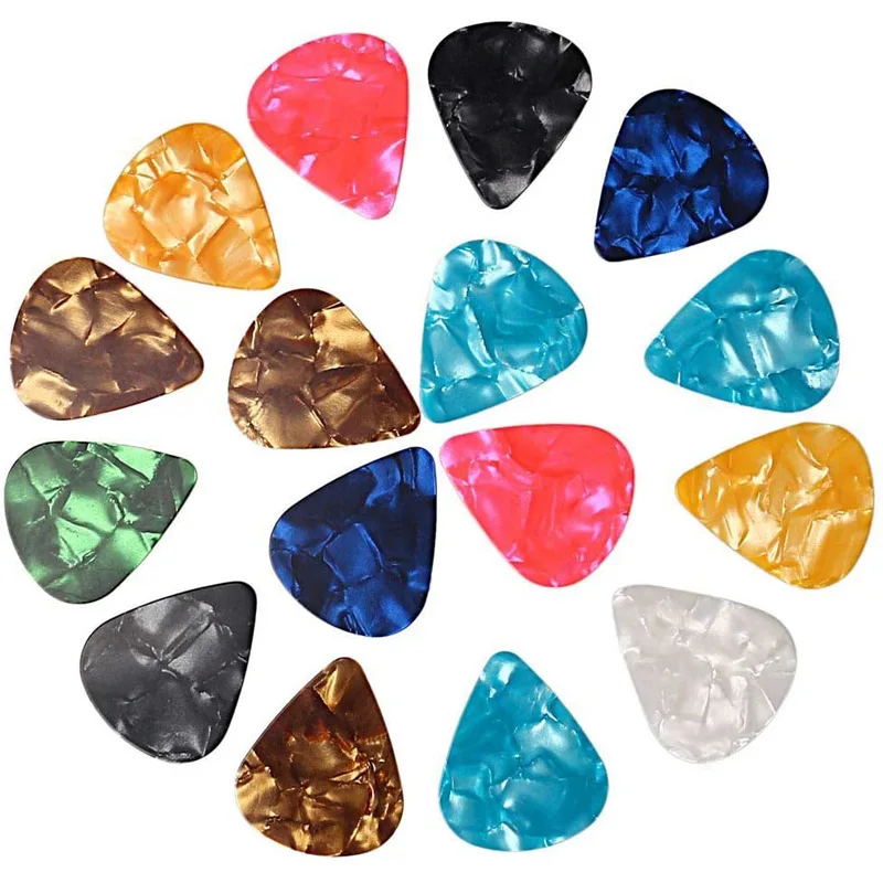 

100 pieces in 1 bag wholesale good price guitar pick, As the figure shows, radom