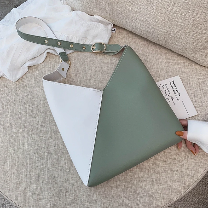 

XP1564 new fashion hit color bucket bag summer small fresh western messenger shoulder bag