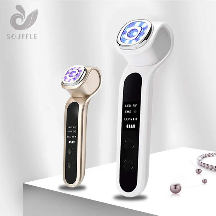 New Arrivals 2019 Home Anti-Aging Facelift Skin Care Machine Ultrasonic Facial Massager RF Multi-Function Beauty Equipment