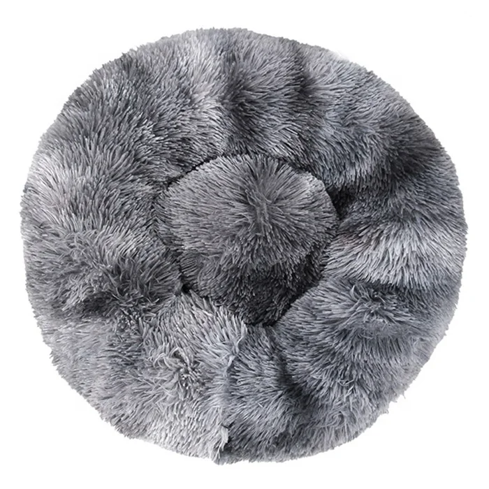 

Wholesale Washable Round Pet Bed Luxury Plush Pet Donut Bed