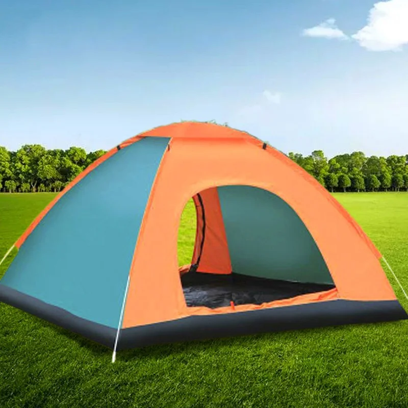 

2-4 Person Portable Outdoor Family Glamping Tents Waterproof Instant Pop Up Tent For Camping Hiking Mountain, Customized color