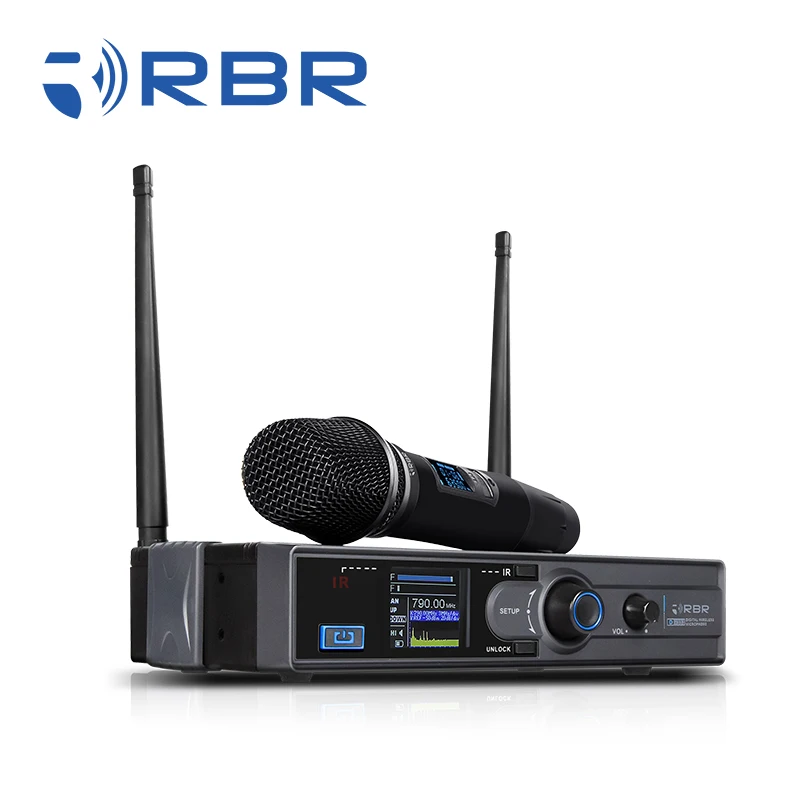 

D333 single channel digital Uhf Wireless Microphone, Black