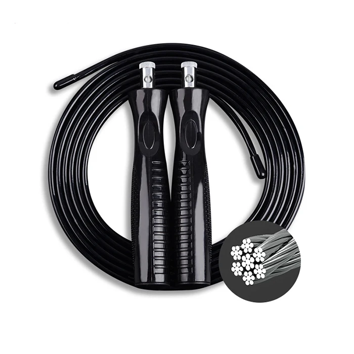 

free custom logo skipping rope gym fitness adjust length jump rope speed jump rope