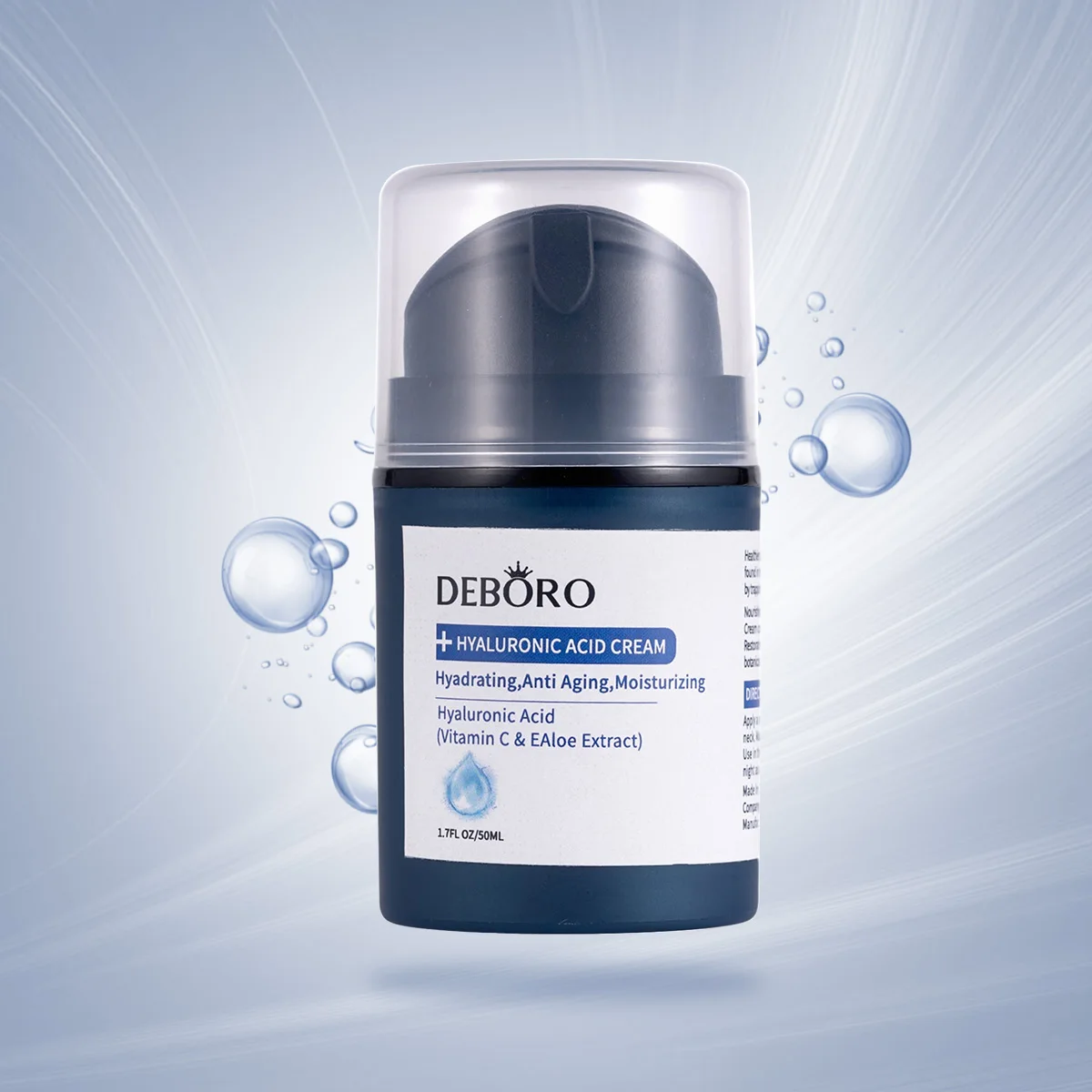 

Hot Sales 50ML Hyaluronic Acid Anti-wrinkle Moisturizing Face Cream