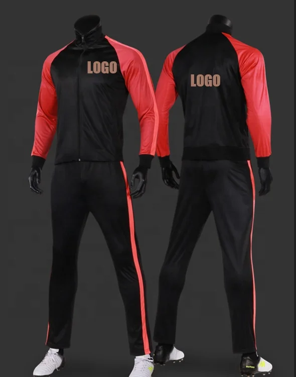 

Best cheap full zipper tracksuit pants wholesale club training football tracksuit top quality men soccer jacket