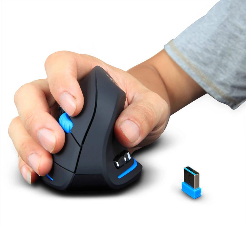 

Vertical mouse F35A wireless 2.4G Mouse 2400 DPI Mice with rubber oil mouse for PC computer