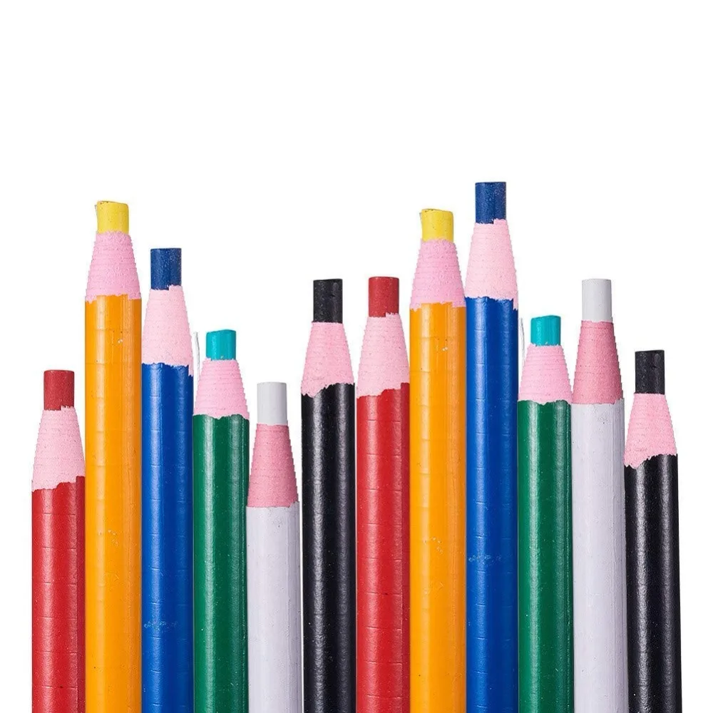 Cut-free Sewing Chalk Dressmakers Tailor's Chalk Fabric Marker Pen DIY Clothing Garment Sewing Accessories 6 Colors