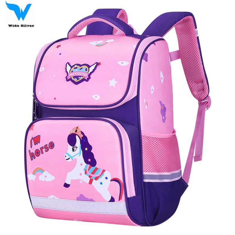 

New Arrivals Cartoon Backpack School Bag Pack Girls School Book Bags for kids primary school grade 1-3