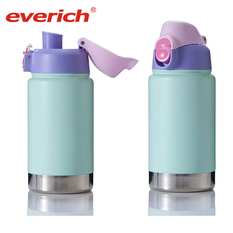 

Everich Eco-Friendly Double Walled Insulated Stainless Steel Water Bottle Food Grade Vacuum Flask for Kids, Customized color