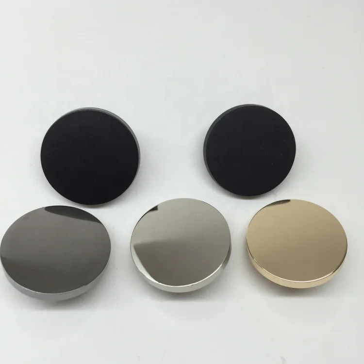 

Spot wholesale 10mm-35mm flatback Zinc Alloy good plating Nickel-Free Metal Snap Button, Customized