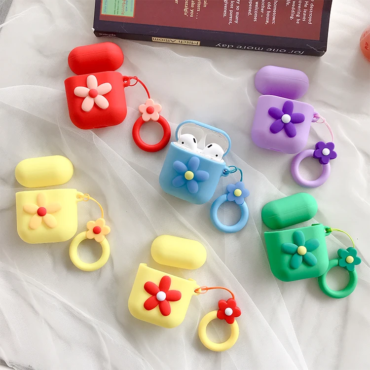 

Cute Flower For Airpod Case Silicone For Flower Airpods Case For Airpods Case