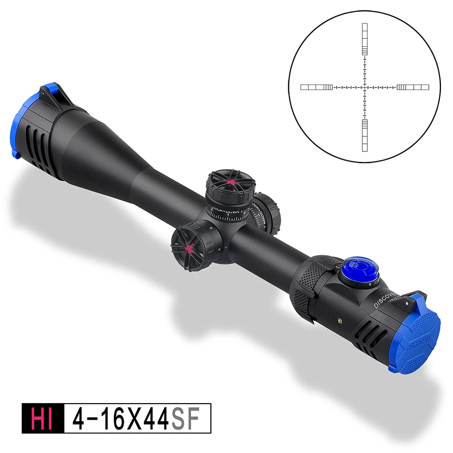 

Discovery Scope HI 4-16x44 SF Scopes & Accessories guns and weapons army 1/8 MOA Click Adjustment Value