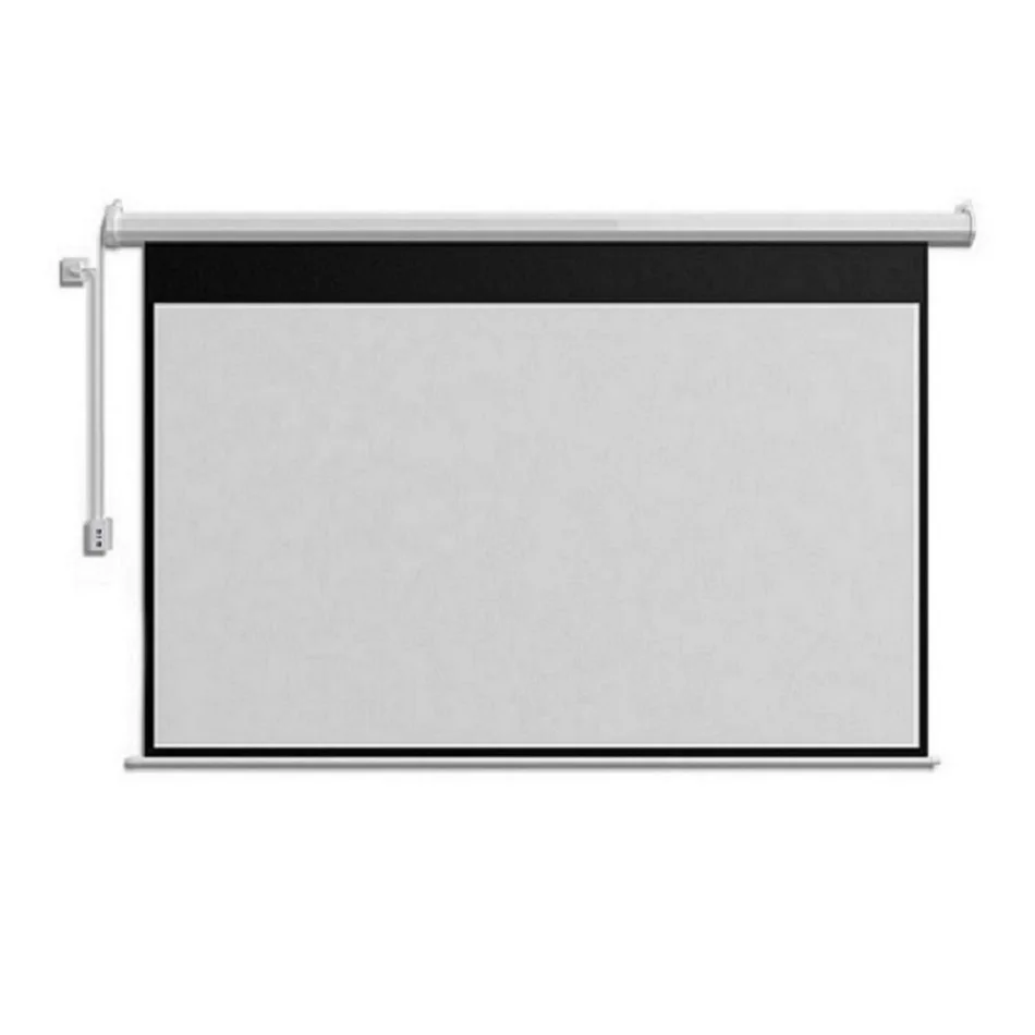 

Factory Outlet High Quality Electric White 150 Inch Motorized Projector Screen