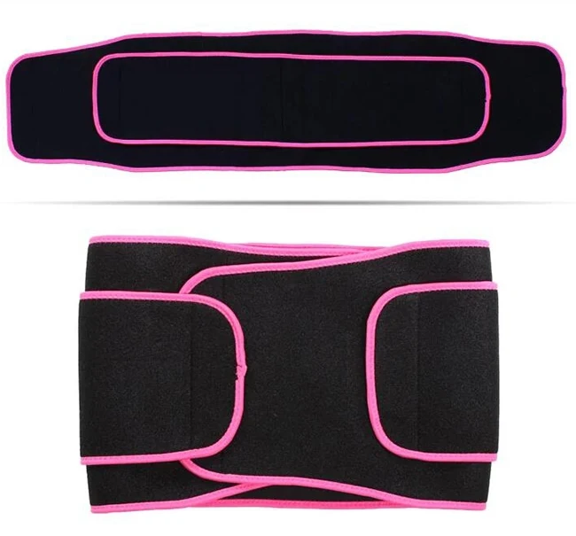 

Newest High Quality Trendy Thermal Sauna Tummy Stomach Abdominal Adjustable Neoprene Waist Shaper Trimmer Slimming Belts, Black, rose red, blue, yellow, green and customize more colors