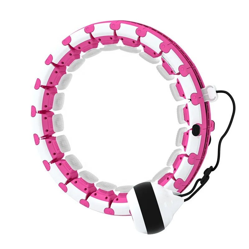 

Wholesale 2kg ABS Fitness Digital Hula Plastic Adults Hoola Hola Ring Hoop Weighted Smart Hula Ring Hoop