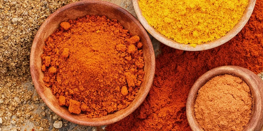 Variety of Chili Powders