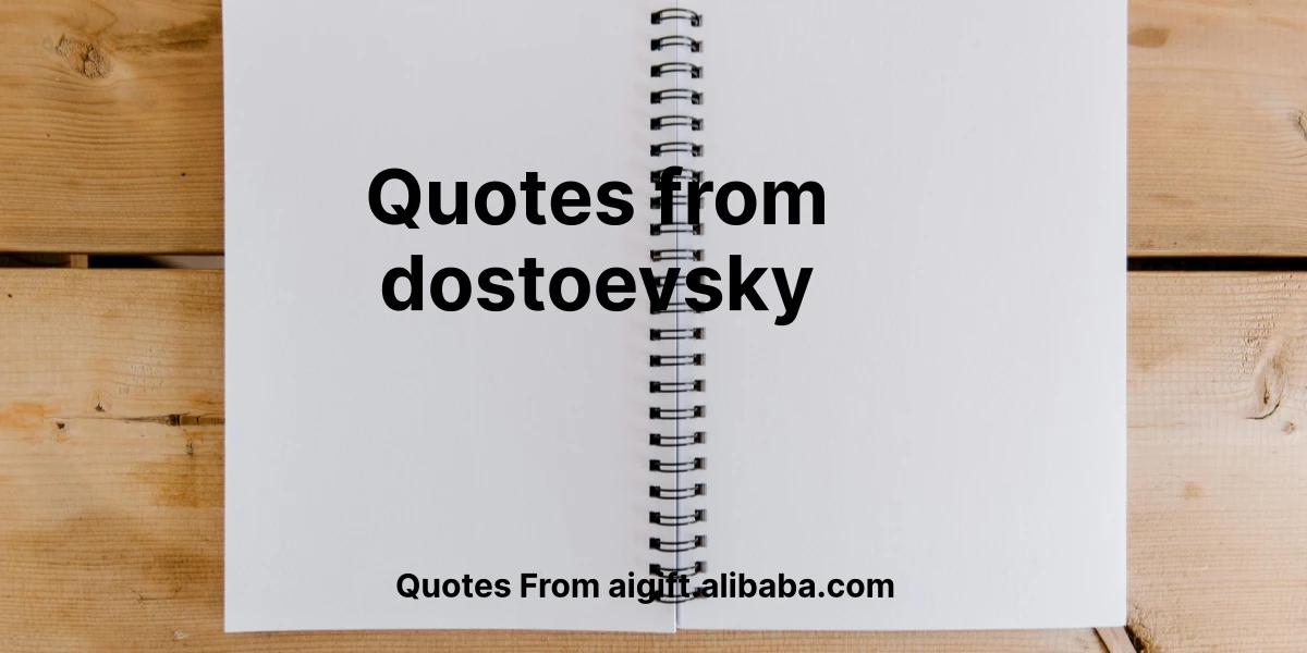 quotes from dostoevsky