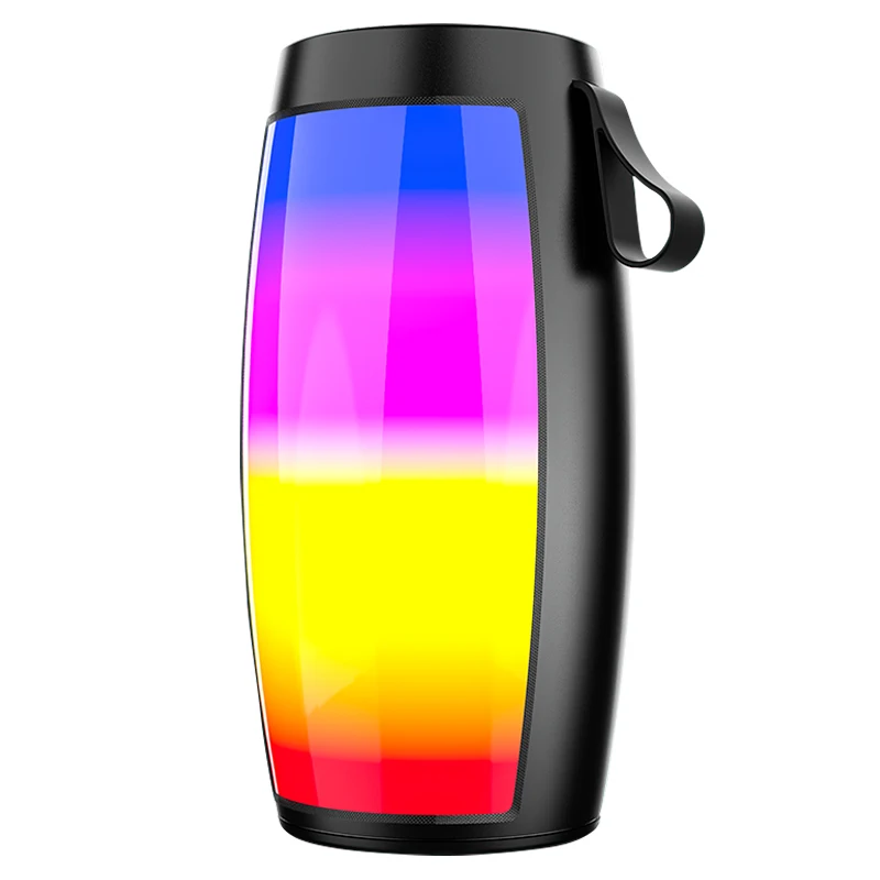 

Promotion 2022 Popular Outdoor Colorful Tower Bluetooth Smart Car Mini DJ Bass Waterproof Gaming Portable Speaker, Black