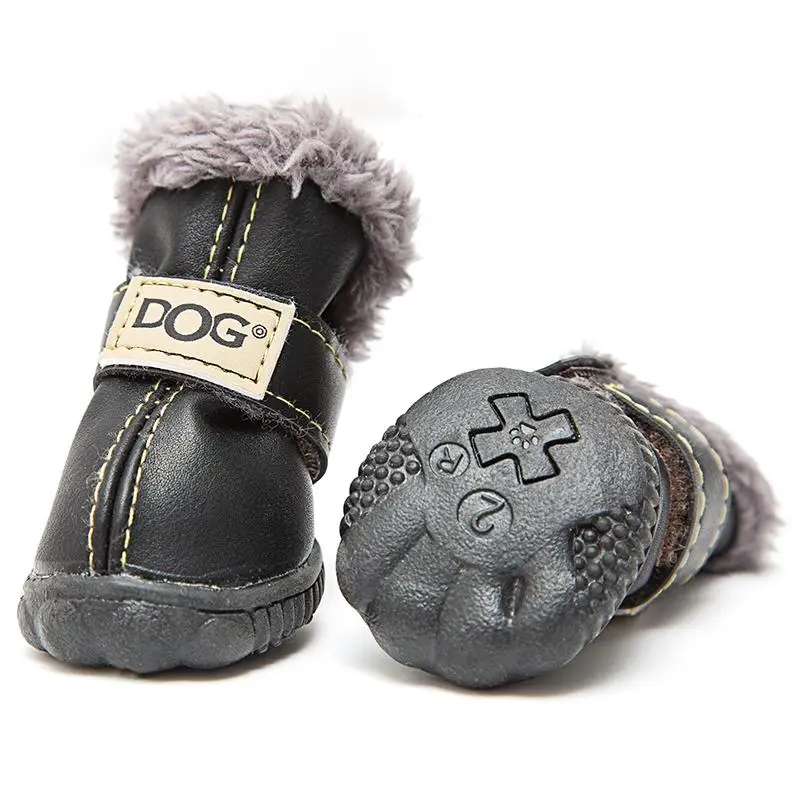 

new designed fashion Cute Pet Anti-Slip Waterproof High Quality Dog Boots Shoes apparel 4pcs/set 8 colors to Choose