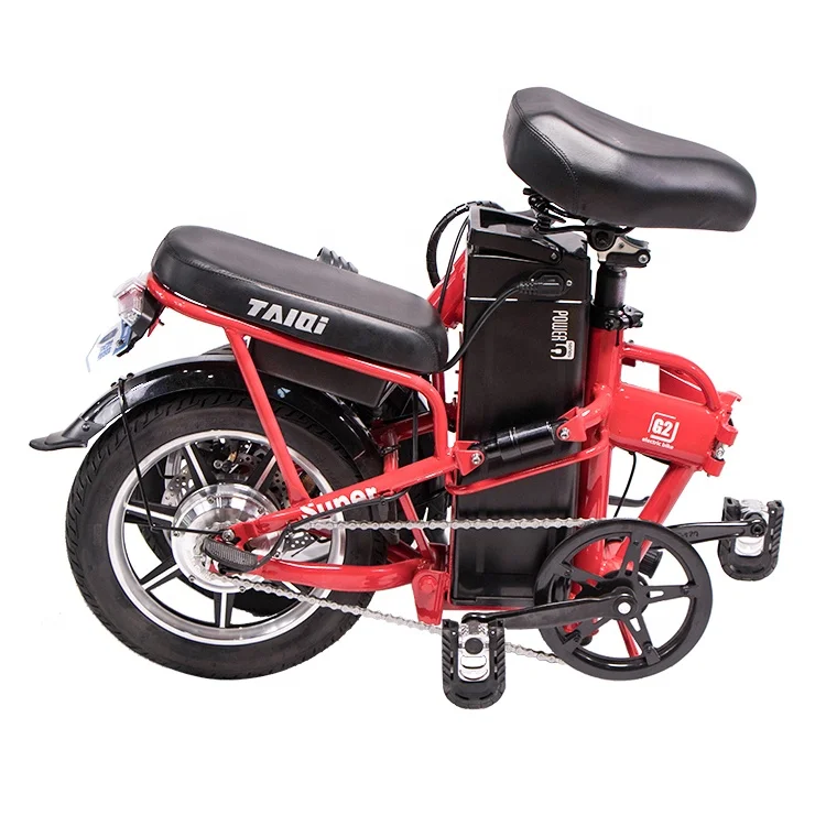 

G2 carbon steel frame full suspension city electric bike foldable electric bike